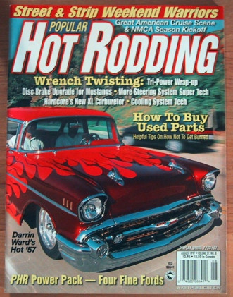 POPULAR HOT RODDING 1997 AUG - SWEET 57 BEL AIR, XL-CARB